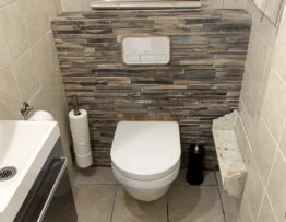 changement d'un WC sur Antibes