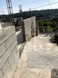 Mur de mitoyenneté à Saint Jannet