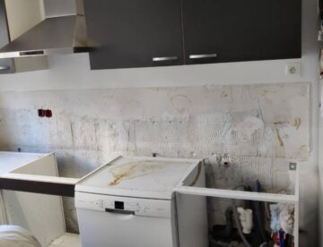 Remplacement d'un plan de travail de cuisine sur Nice