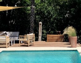 Terrasse en bois exotique à Nice
